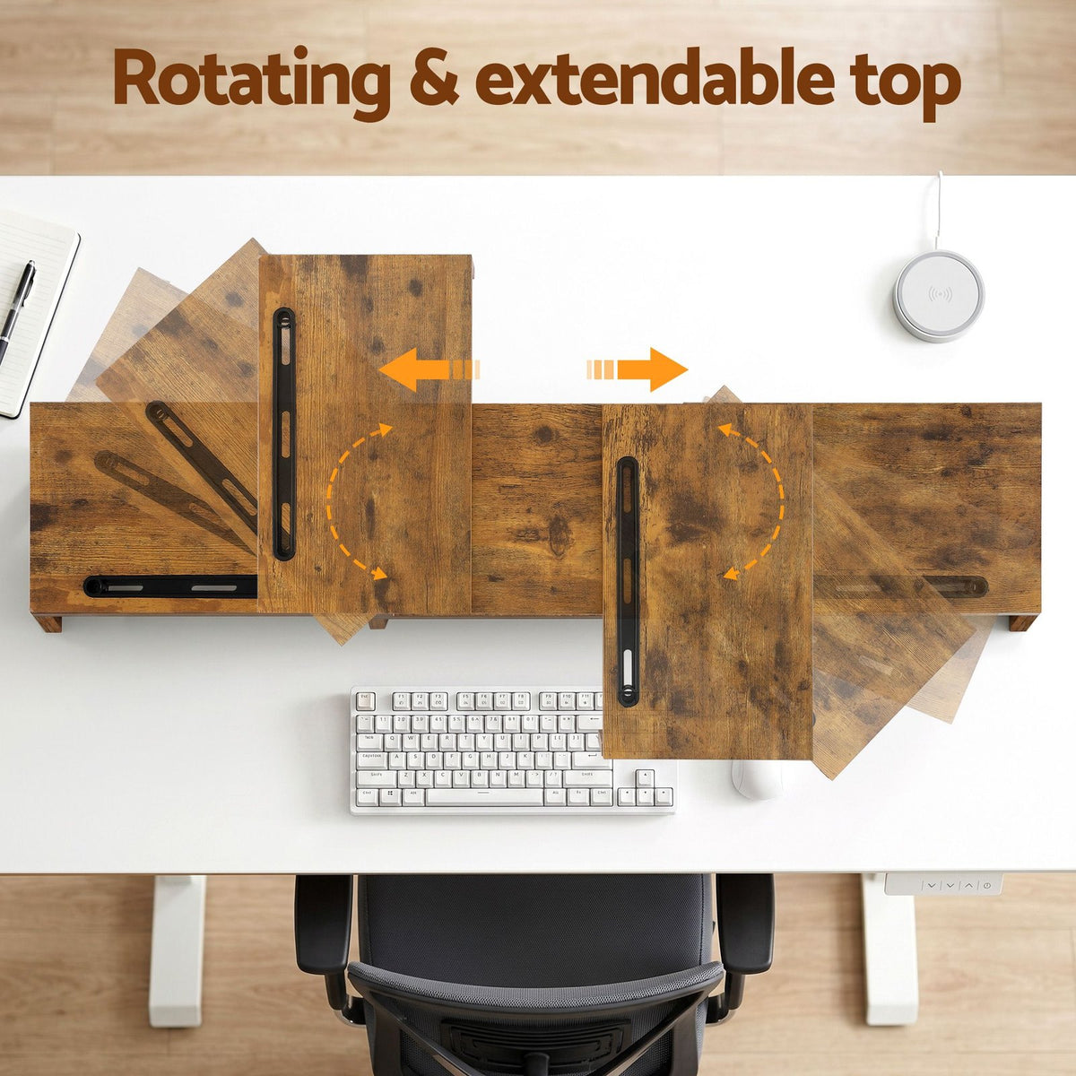 Artiss Dual Monitor Stand Riser - view 04