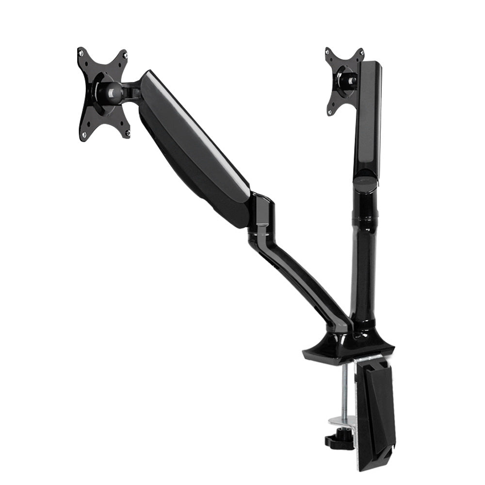 Artiss Monitor Arm - Dual, Gas Spring, black