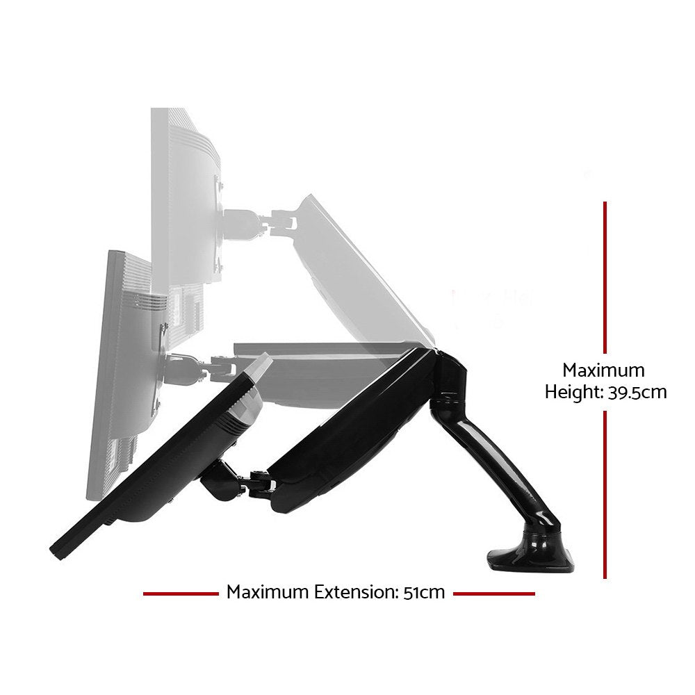 Artiss Monitor Arm � Dual, Gas Spring - view 01