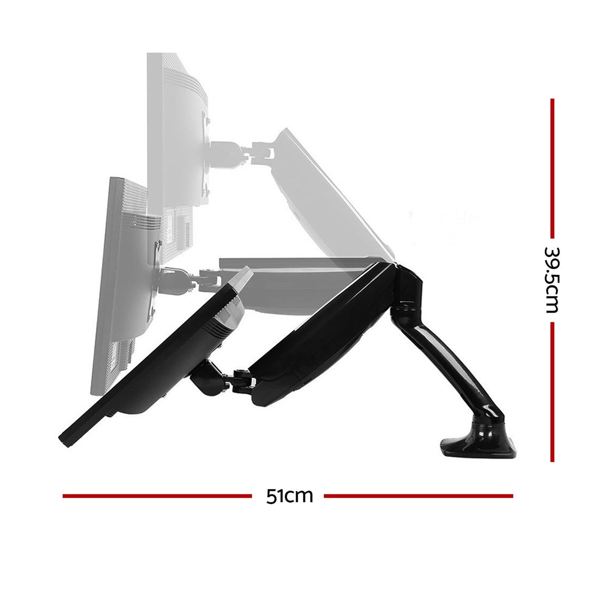 Artiss Monitor Arm � Single, Gas Spring - view 01