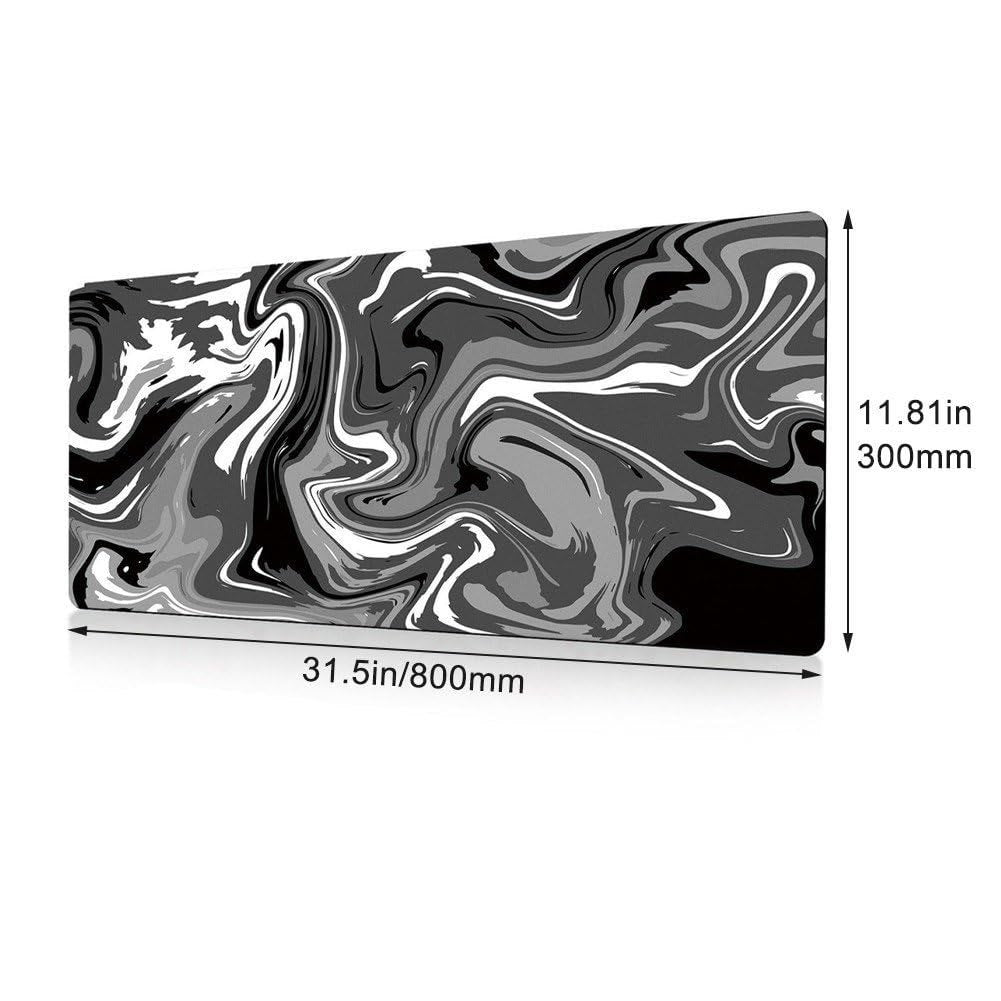 XL Topographic Desk Mat � Stitched Edge - view 02