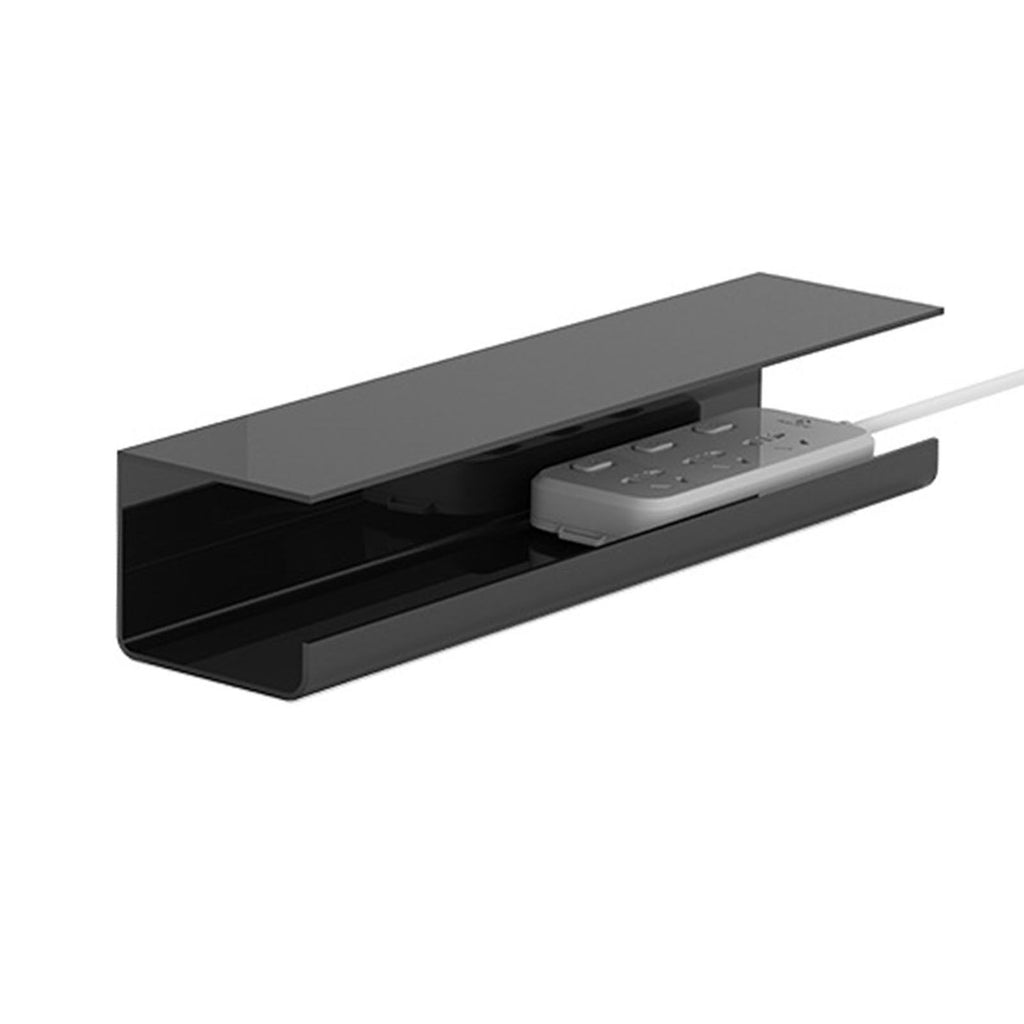 Under-Desk Cable Management Tray � Black - view 01