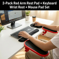 Clamp-On Ergonomic Arm Rest Set