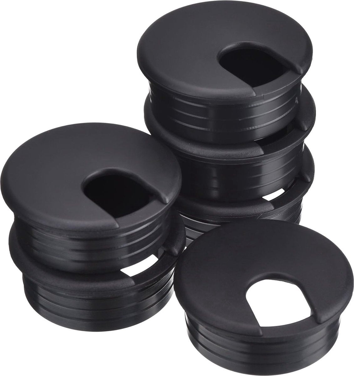 Desk Cable Grommets (6-Pack, 45mm)