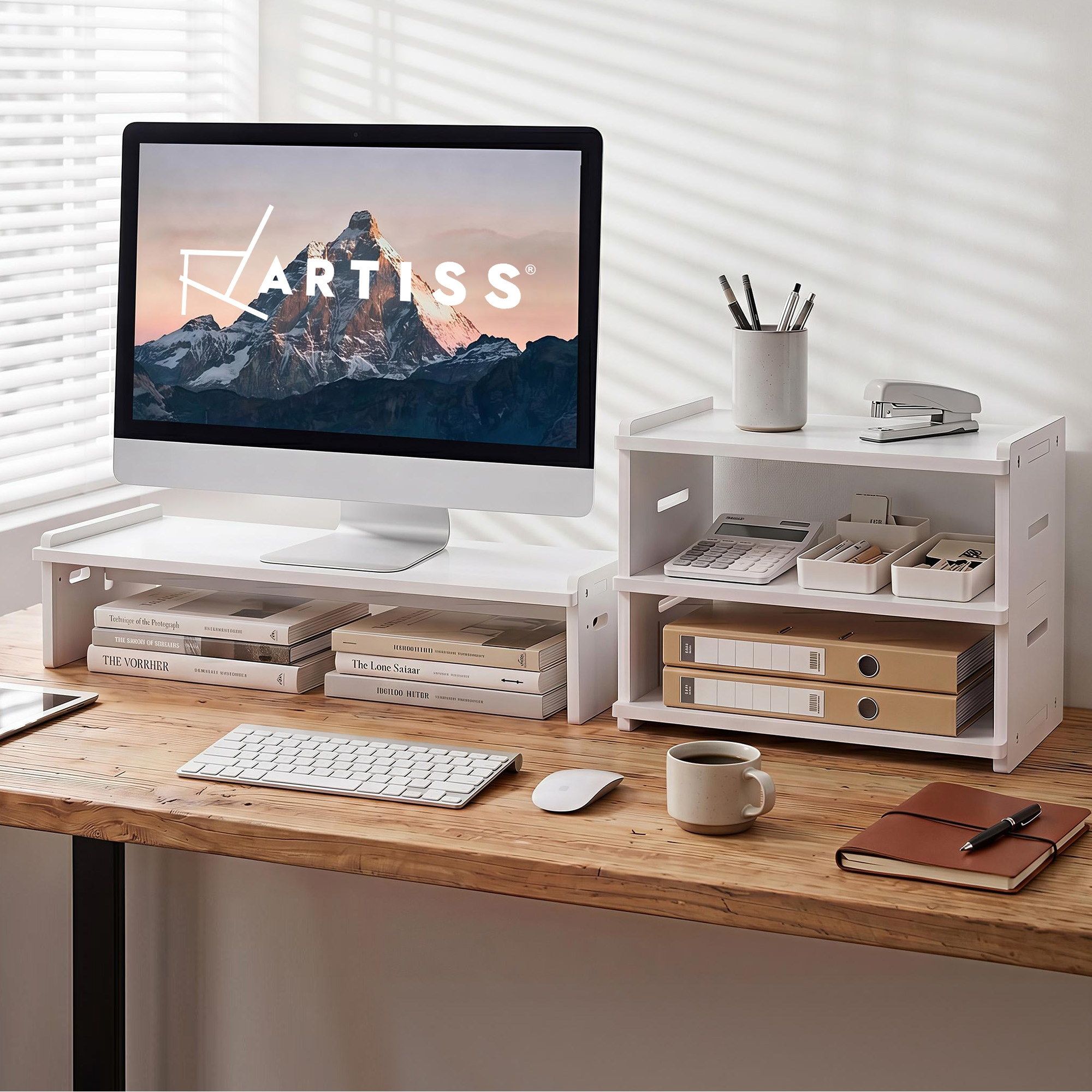 Monitor stand riser